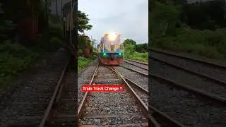 Train track change sagordari express 6622.#shorts #youtubeshorts #foryoupage