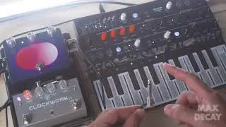 The Pill Pedal, Arturia MicroFreak and GFI System Clockwork Delay V3 - Instagram Clip