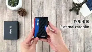 Vellenti Leather Wallet for Men, Slim Wallet for Men, RFID Blocking Wallet, Card Holder & Money Clip