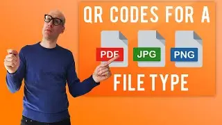How to make a QR code for a PDF, JPG or PNG File Type