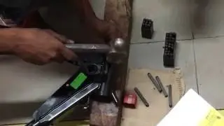 How to punch chassis number on any motorcycle/car chassis