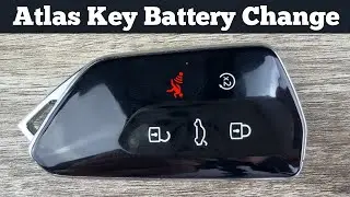 2024 - 2026 VOLKSWAGEN Atlas Key Fob Battery Replacement - How To Change Replace VW Remote Batteries