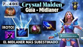 EL MIDLANER CLÁSICO PERO PROHIBIDO: ¡SU SHARD ESTÁ ROTO! (Guía Crystal Maiden Mid 7.40c) #dota2
