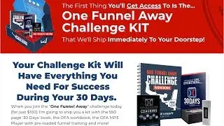 What You Get with The ClickFunnels 1 Funnel Away Challenge