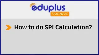 How to do SPI Calculation?