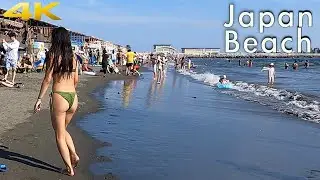 The most popular beach near Tokyo. 夏は終わっていなかった!片瀬西浜海水浴場ビーチAugust 2022 #海水浴 #beach #江の島