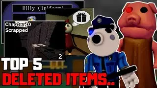 TOP 5 **DELETED** PIGGY UPDATES THAT WILL SHOCK YOU.. | Roblox Piggy