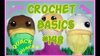 New Crochet Basics #148 The Chick Hat New Pattern by K Bella Jolie