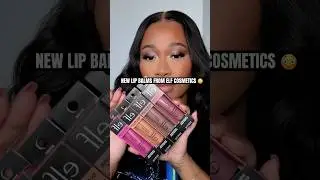 NEW ELF LIP BALM SWATCHES😲 #elfcosmetics #lipswatches #makeup