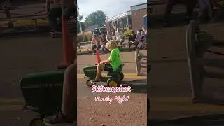 Henry in the 2024 Stiftungsfest Kids Tractor Pull 🚜  #smalltownlife