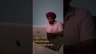 1000 lines of code 🤖 without any error ⚠️ 😅😂 #shorts