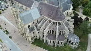 Basilica of Saint-Remi in Reims BY DRONE!  SIMPLY WONDERFUL!!!  - Reims France - ECTV