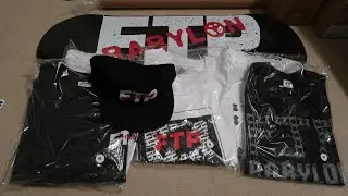 FTP X BABYLON LOGO TEE, CHAIN TEE, LIBERTY TEE, LOGO 5 PANEL, LOGO DECK PICKUP/UNBOXING