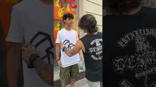 Old memories from Milan , would you love to get your tee spray painted by this artist?