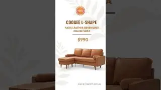 Ultimate Style & Comfort: Chaise Sofa for $990 &ndash; Delivery Available!