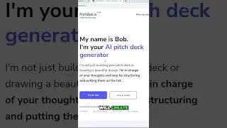 How to create a pitch deck using A.I #smma #aitools