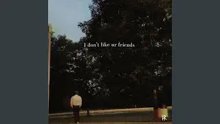 I don't like your friends