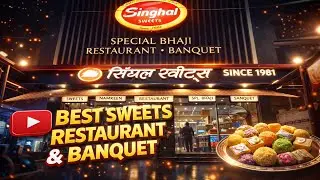 Singhal Sweets Restaurant & Banquet In Sikandrabad #bestsweetsshop