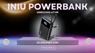 INIU Power Bank, 45W 20000mAh  Unboxing - ASMR #iniupowerbank #powerbankreview