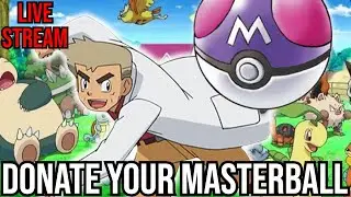 Catching Every Shiny Pokemon in a VIEWER DONATED MASTERBALL