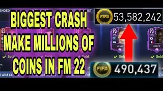 HOW TO MAKE MILLIONS OF COINS EASILY IN FIFA MOBILE 22 BEST WAY TO EARN MILLIONS EASY COINS