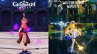 When you try to compare Cane users: Yae Miko vs Phoebe! Full Gameplay.