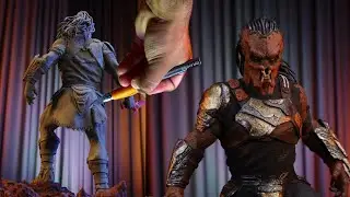 Sculpting Dek Predator from Predator Badlands with Clay NSP