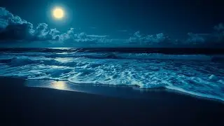Relaxing Ocean Waves Under the Moonlight &ndash; Gentle Sea Sounds for Deep Sleep and Inner Peace