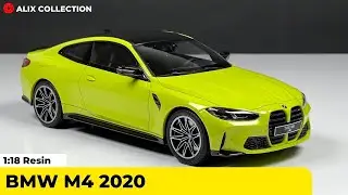 Unboxing of BMW M4 (G82) 1:18 Scale Model Car by GT Spirit (4K)