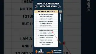 🎶 Learn English with Woman in Love | Talk Flow English 💕
