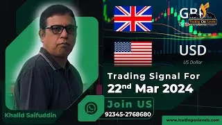 Trading Signal of #EURUSD and #GBPUSD for March 22nd 2024 by #KhalidSaifuddin