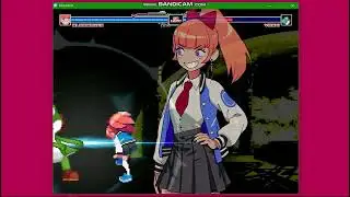 MUGEN REQUEST:Blossomko vs Yoshi|MUGEN ALL STARS 1.1B🏍