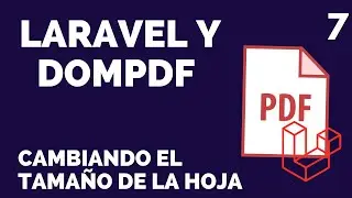 7 Cambiar el tamaño de la hoja | Crear un PDF en Laravel con DOMPDF
