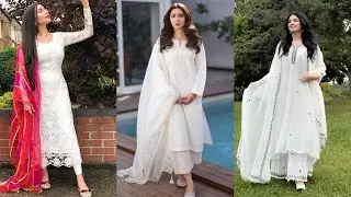 Beautiful white Pakistani suit | white colour suit | white Pakistani suit | latest white colour sui