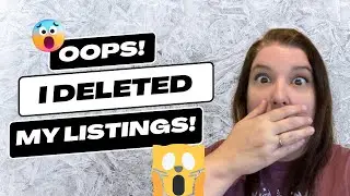 OOPS! I accidentally DELETED 198 eBay listings!  I RECOVERED them by doing THIS.