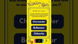 Pok&eacute;mon Quiz #fans #pokemongoshorts #quizmania #pokemon #shorts