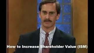 How to Increase Shareholder Value - David Jacoby 4 Strategies
