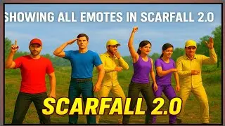 ALL EMOTES in ScarFall 2.0 &ndash; Every Dance, Taunt & Victory Move | Unlocked All Emote (Full Video)