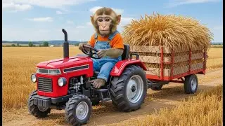 🐵🌾 Monkey Boka Plants Wheat! Epic Farm Adventure Begins! 🚜✨