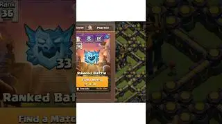 Ranked Battle Attack 🤩 #shorts #coc #ytshorts #cocshorts #rankedbattle