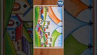 Har Ghar Tiranga Drawing | Independence Day Drawing #shorts #short #viral #video #youtubeshorts