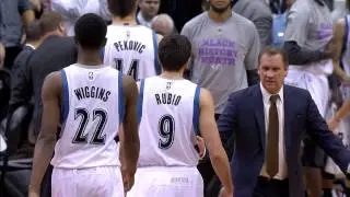 Ricky Rubio's Incredible No-Look Save to Young for the Score