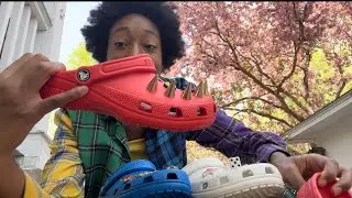 Crocs Red White and Blue #4thofjuly #usa #usacrocs #redwhiteblue #redcrocs #whitecrocs #bluecrocs