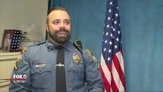 Hungry police officer stops possible robbery