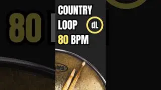 Country Drum Groove Loop 80 BPM #drums #drumsloop