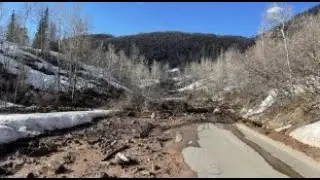 Summit County residents cope with landslides, ground saturated with water