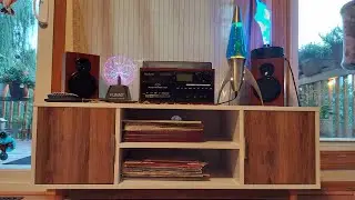 Tangkula Retro TV Cabinet Unboxing & Assembly