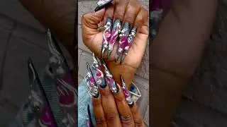 Nail Client said &ldquo;chrome me out&rdquo;  #nailart #nailtech