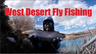Fly fishing in Utah's west desert.