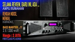 Selama REVIEW, Baru Ini, Ada Amplifier Rumahan, Noise Rendah, Bass Tebel, Elegant, FC-A2400